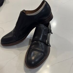Johnston & Murphy Black Oxford Shoes Sleek Leather Design